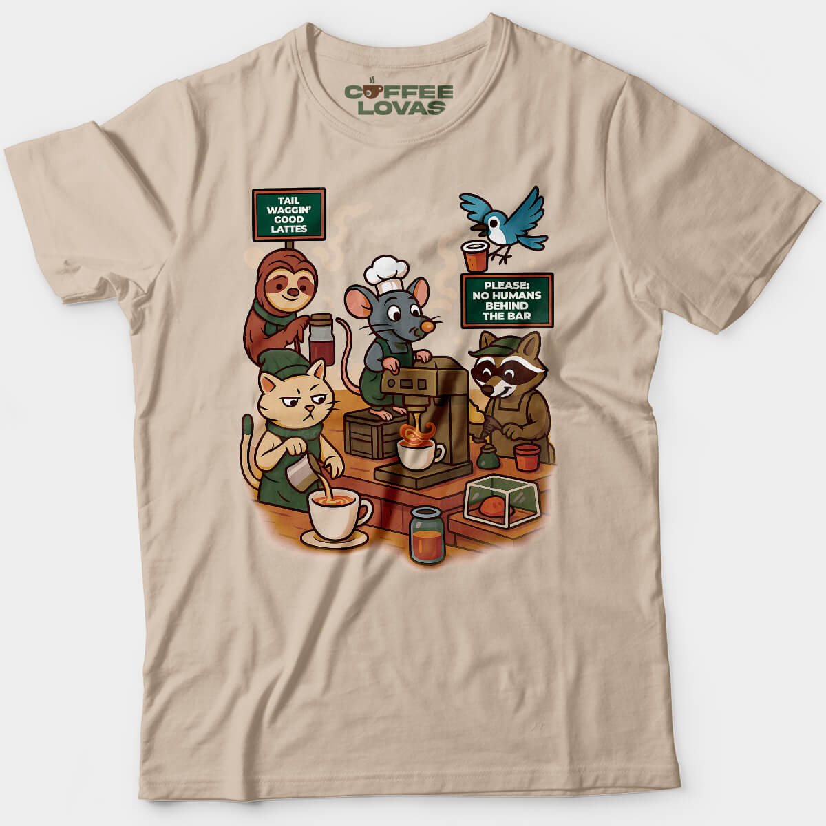 Animal Brew Crew Tee