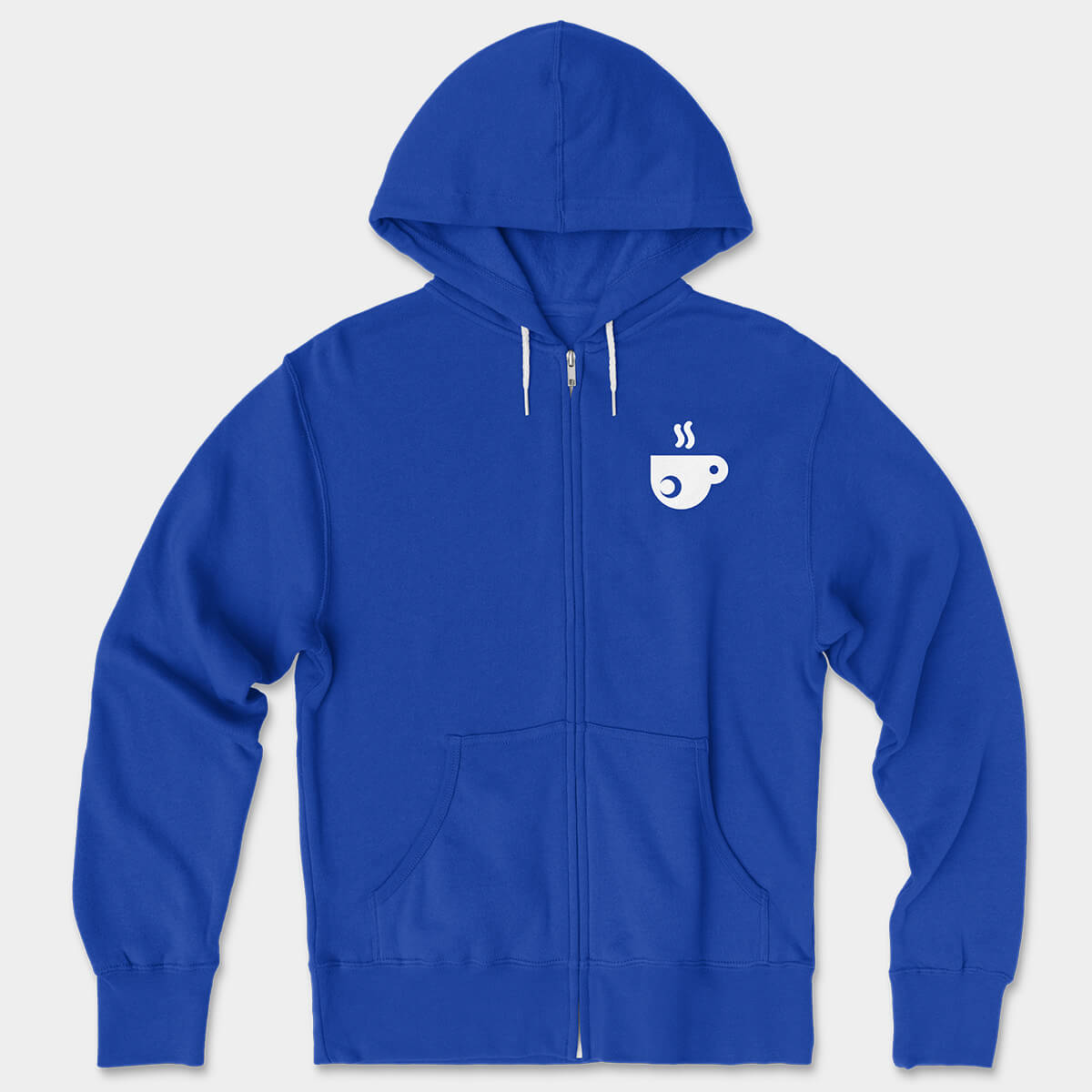 Coffee Lovas Icon Embroidered Zip Hoodie