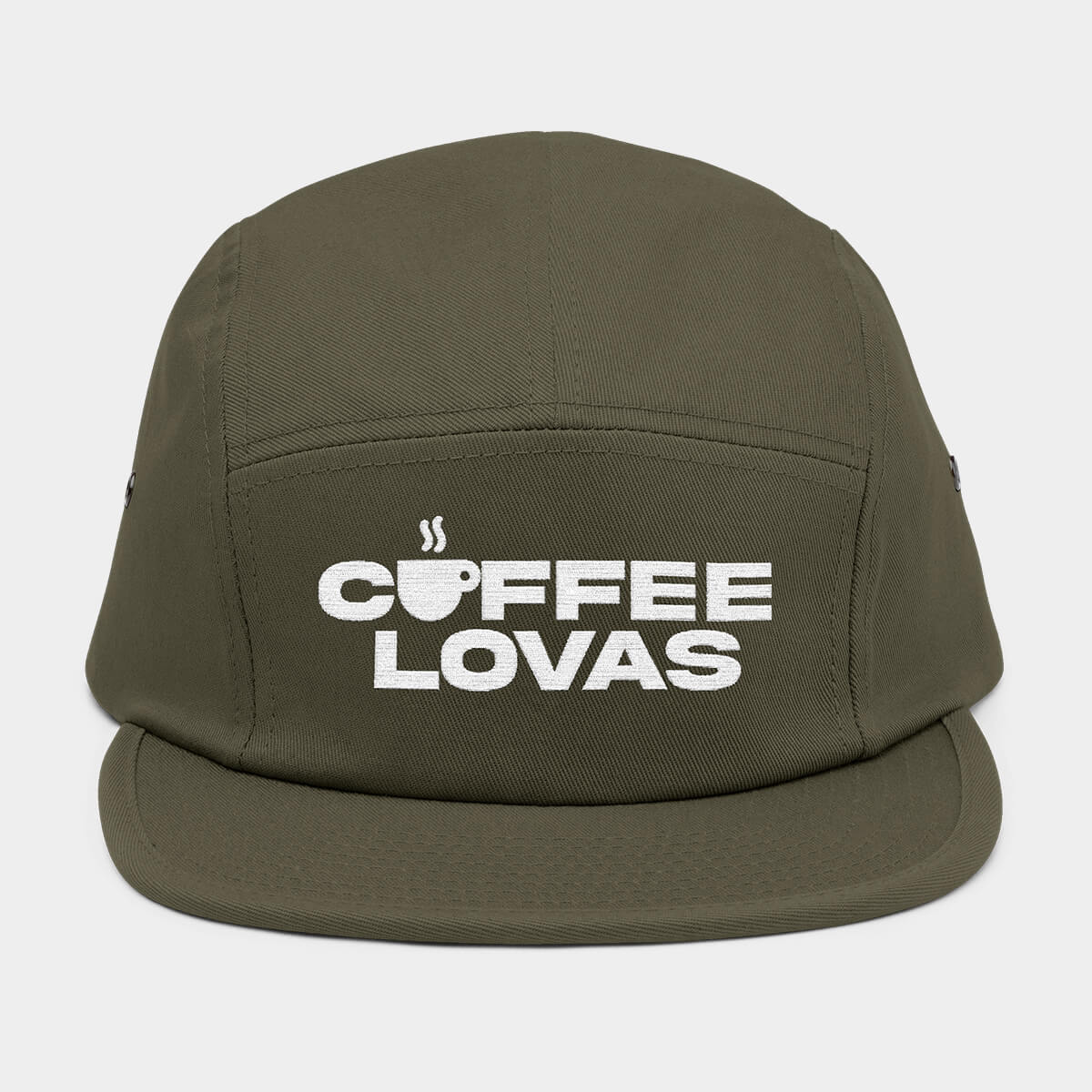 Classic Coffee Lovas Logo 5 Panel Cap