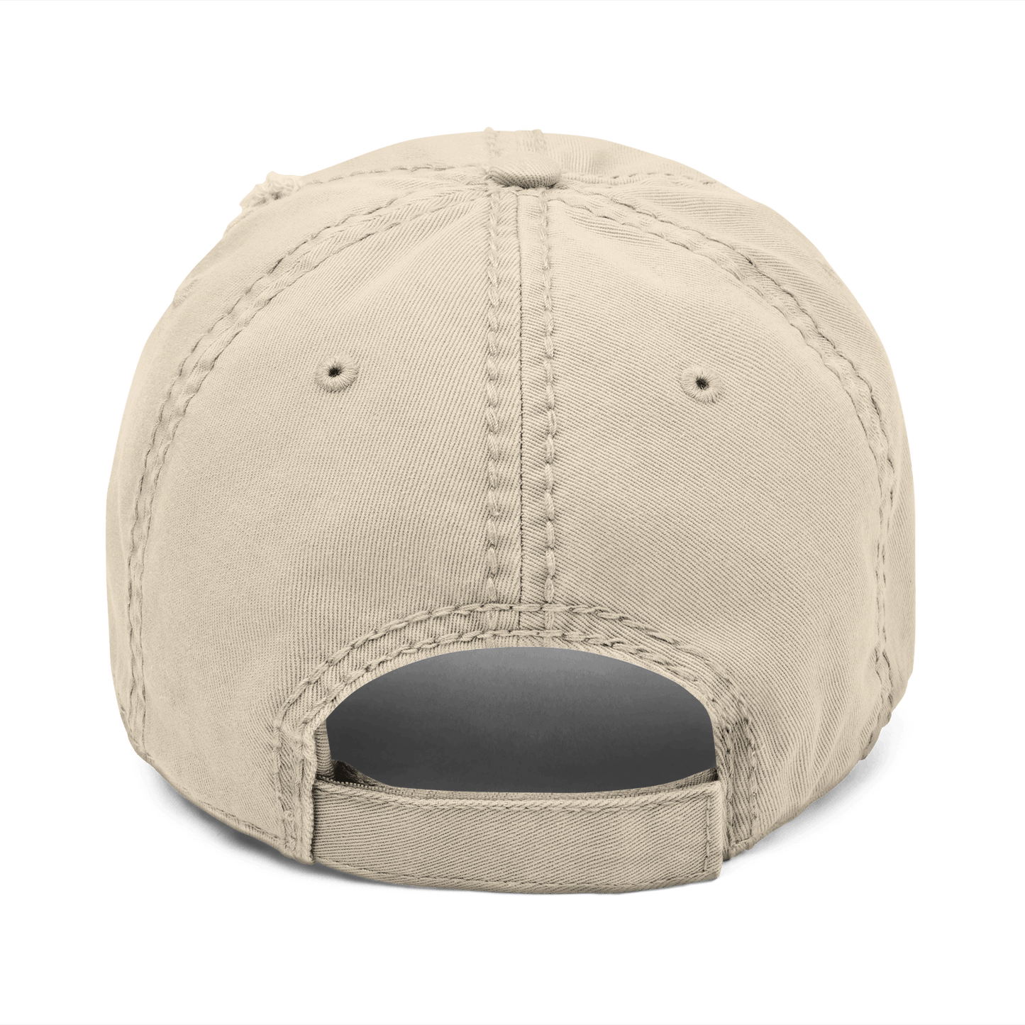 Classic Coffee Lovas Embroidered Logo Distressed Dad Hat