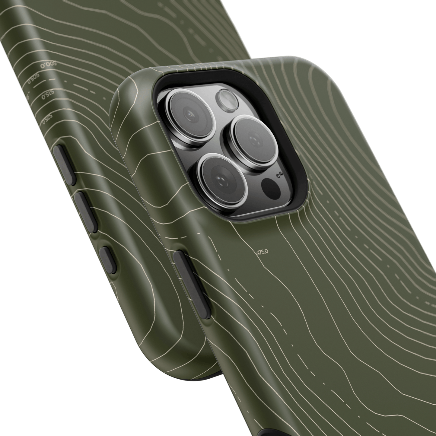Coffee Lovas Linework (Military Green) MagSafe® Tough Case for iPhone®