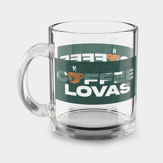 Coffee Lovers Glass Mug
