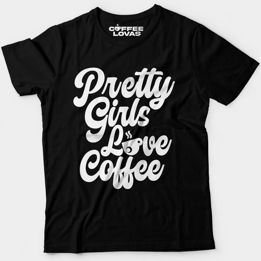 Black coffee shirt for stylish caffeinated women